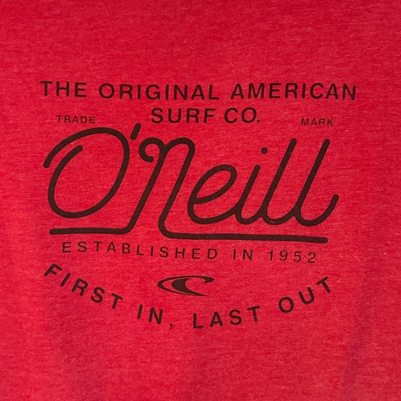 O'Neill Vibrant Red Short Sleeve Tee Size XL - Picture 6 of 10